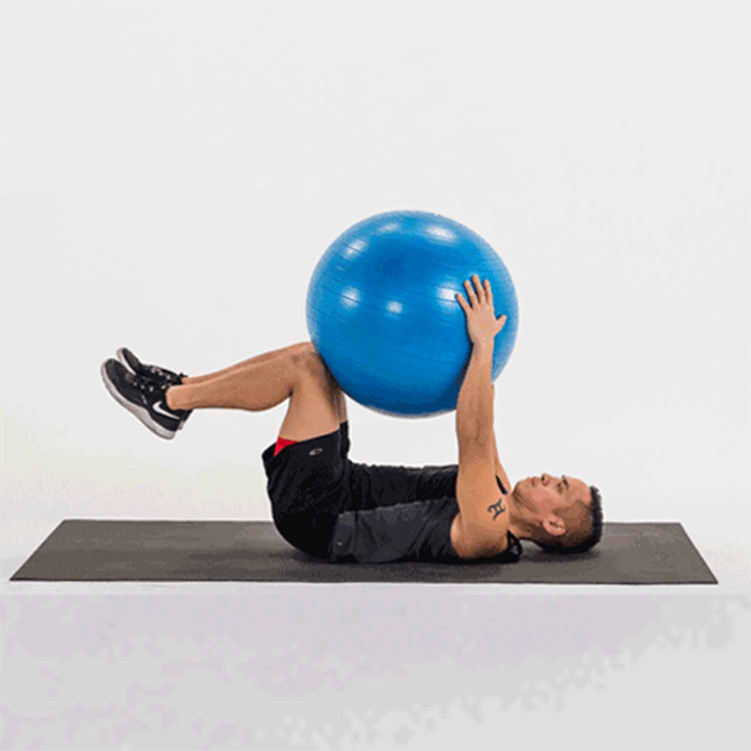 كرة جيم و تمارين اليوجا مع منفاخ - لون احمر Kanteen - كانتين