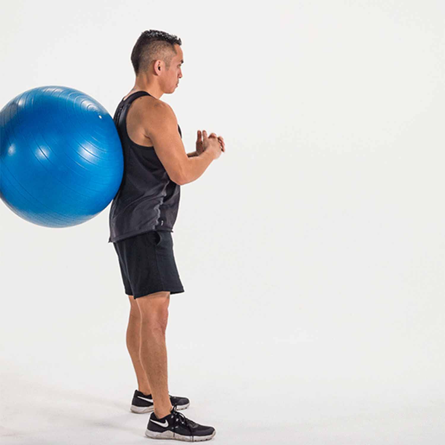 كرة جيم و تمارين اليوجا مع منفاخ - لون احمر Kanteen - كانتين