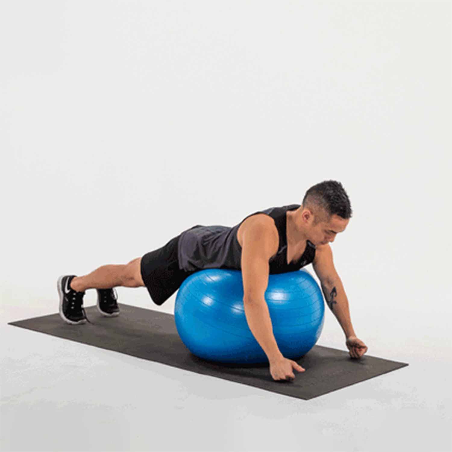 كرة جيم و تمارين اليوجا مع منفاخ - لون احمر Kanteen - كانتين