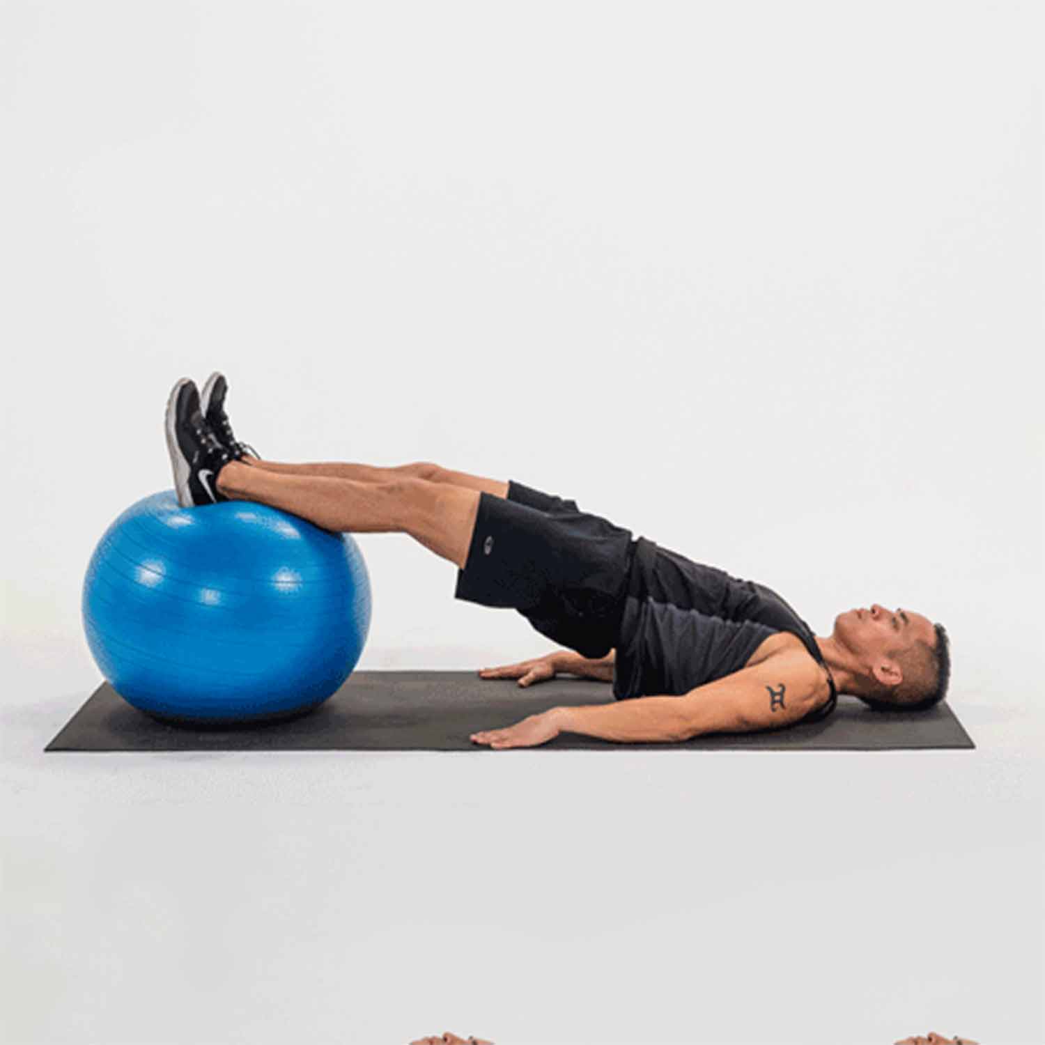 كرة جيم و تمارين اليوجا مع منفاخ - لون احمر Kanteen - كانتين