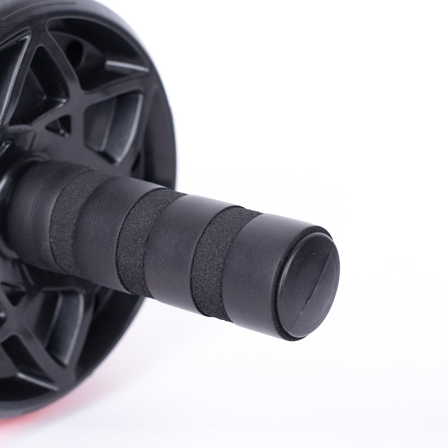 عجلة تمارين عضلات البطن - يد فوم - عجل فردي - لون اسود و اصفر Kanteen - كانتين