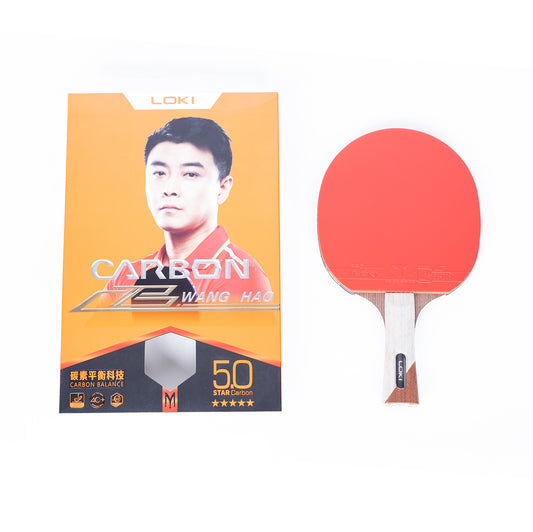 مضرب تنس طاولة ماركة لوكى - كاربون - 5 نجمة - مضرب بينج بونج للمحترفين - Kanteen - كانتين