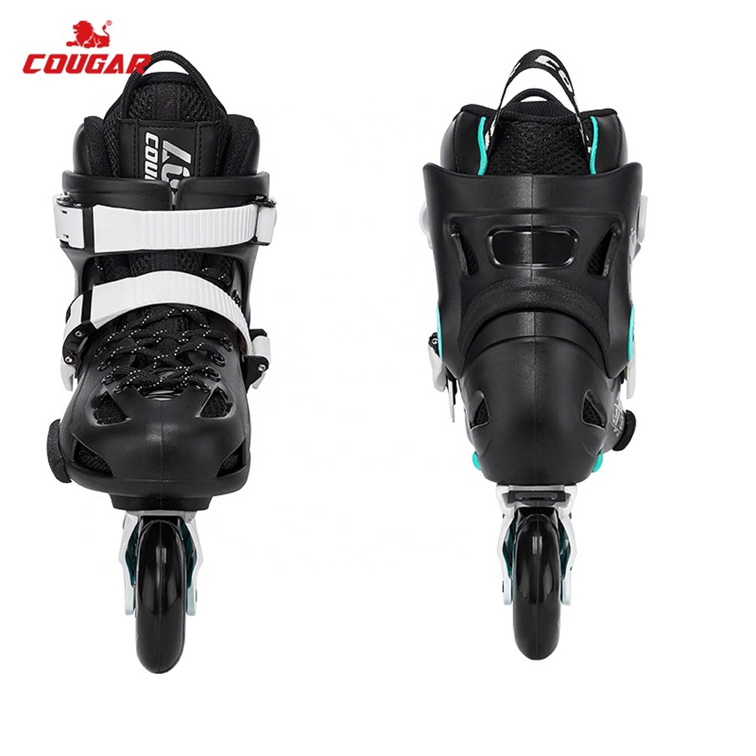 سكيت شوز - باتيناج ماركة كوجر - موديل 307 - لون اسود - مقاس 41 - للمحترفين - Kanteen - كانتين