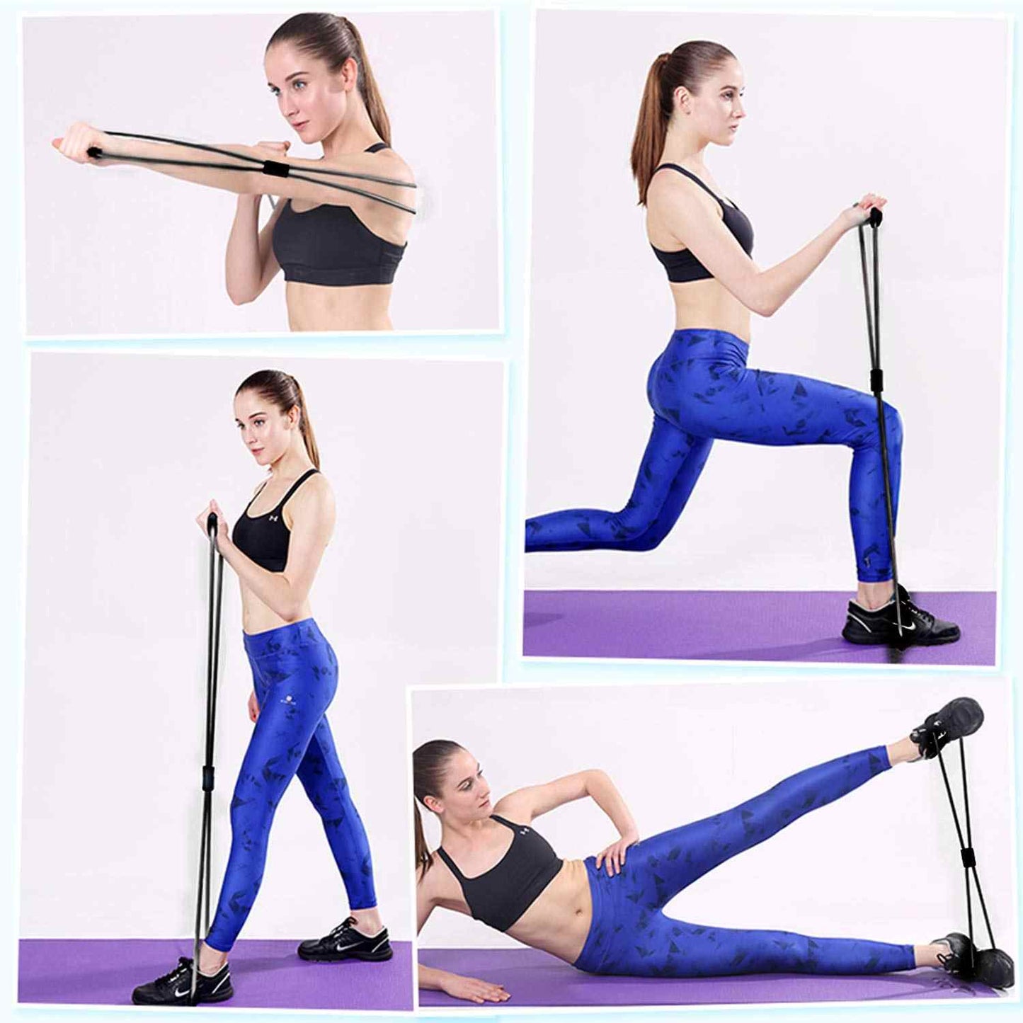 استك مقاومة مقفول شكل 8 freeshipping - Metallic - ميتاليك