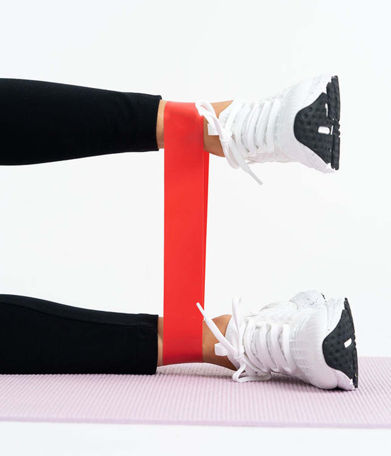 استك مقاومه للخصر و الاقدام - حبل مطاط مقفول - لون اصفر - مقاومة متوسطة - Kanteen - كانتين