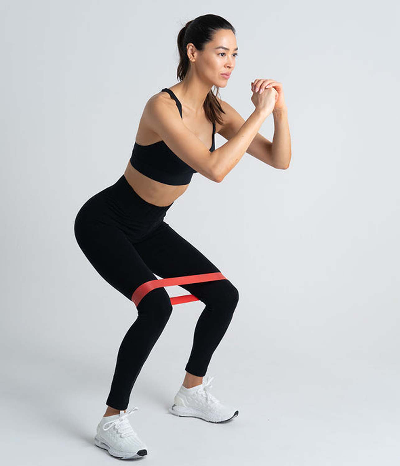 استك مقاومه للخصر و الاقدام - حبل مطاط مقفول - لون احمر - مقاومة فوق المتوسطة - Kanteen - كانتين