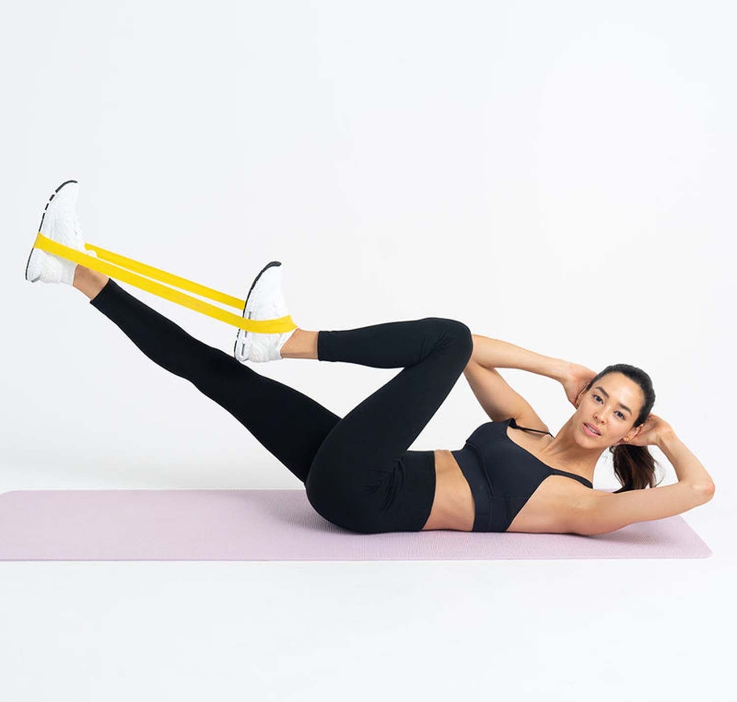 استك مقاومه للخصر و الاقدام - حبل مطاط مقفول - لون اخضر - مقاومة خفيفة - Kanteen - كانتين