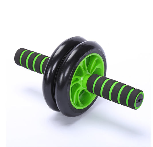 عجلة تمارين عضلات البطن - يد فوم - لون اخضر