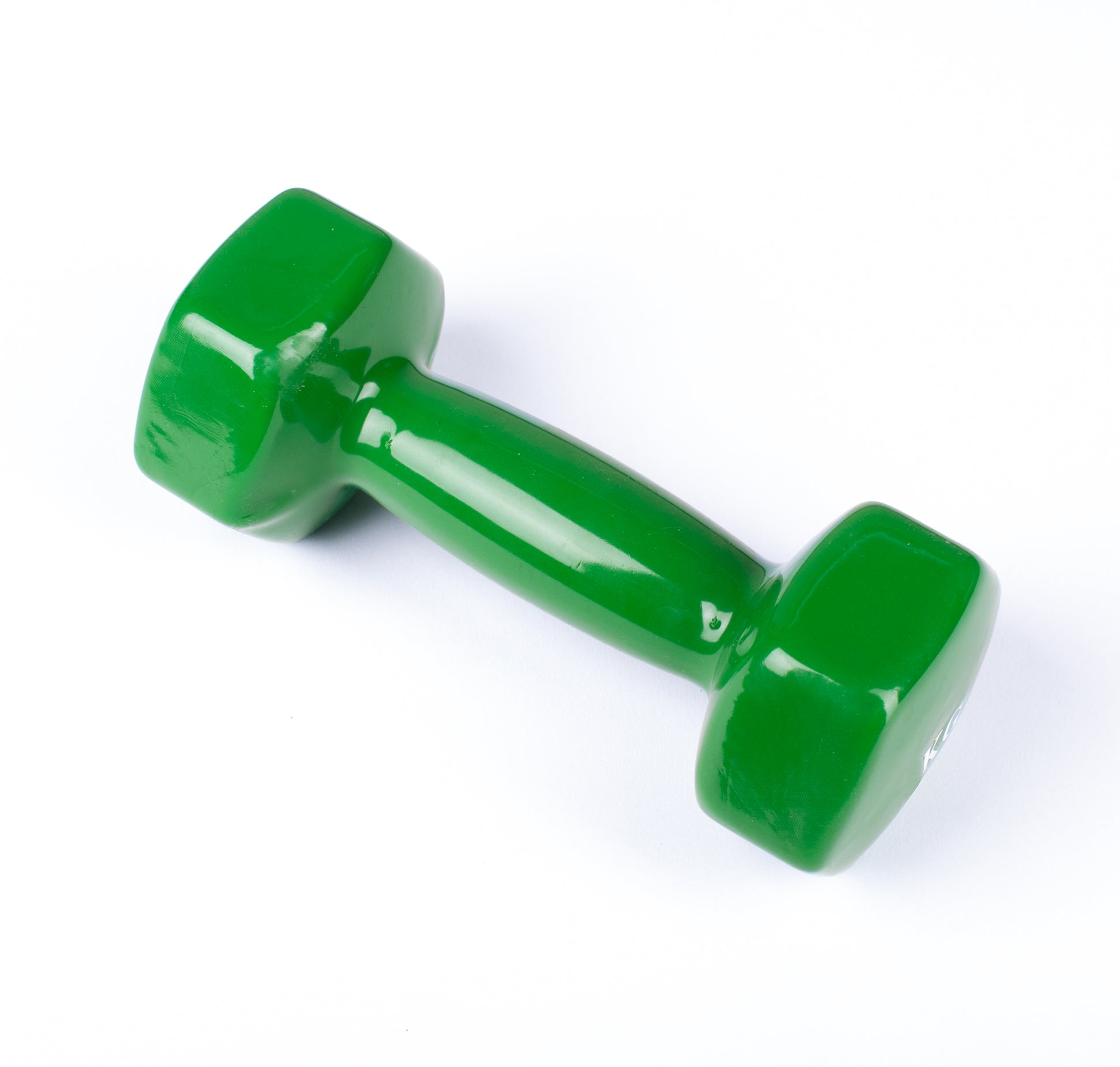 دامبل حديد للتمارين الرياضية بطبقة من الفينيل - لون اخضر - قطعة واحدة - وزن 5 كيلو - Kanteen - كانتين