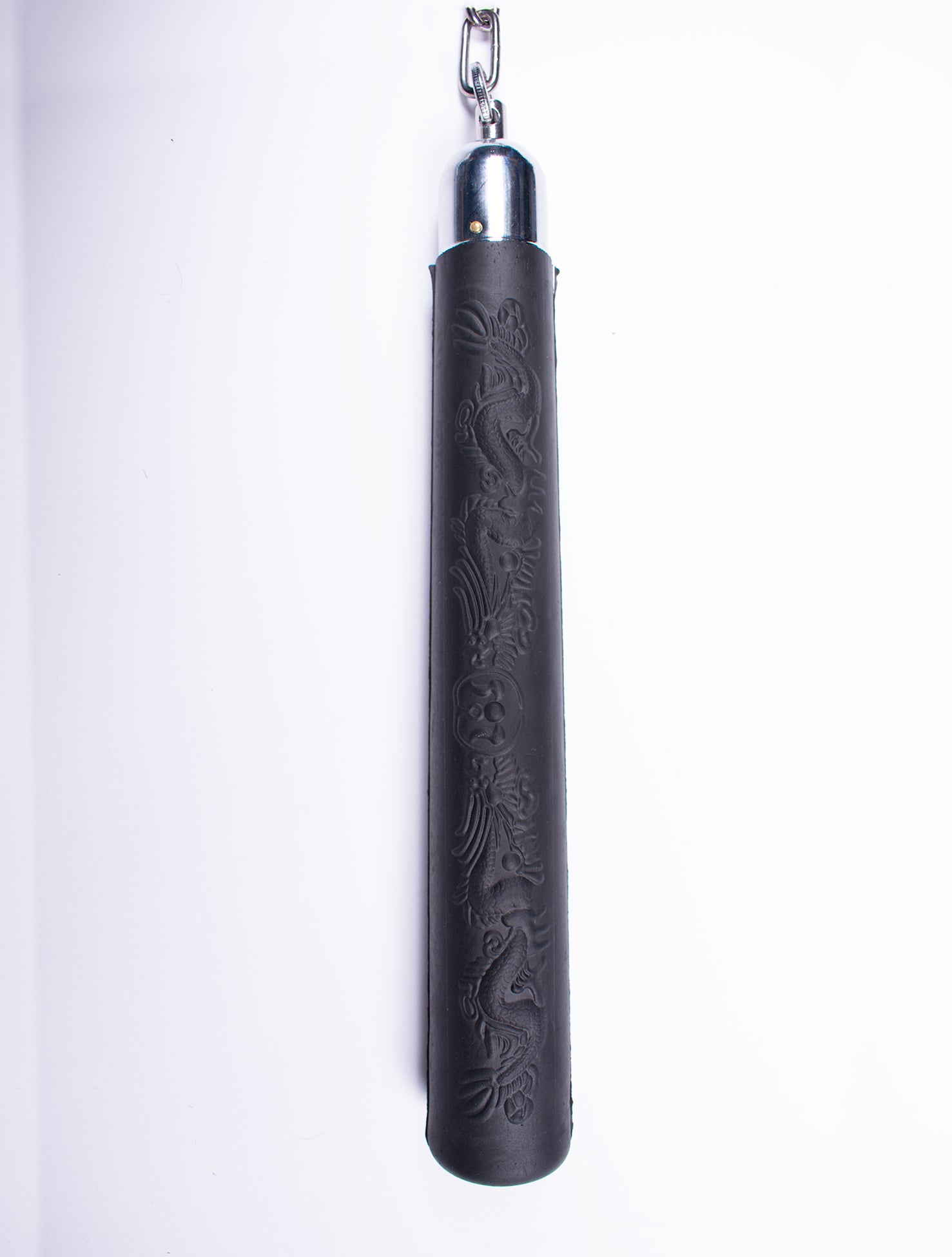 عصا نونشاكو الكاراتيه - كاوتش - اسود freeshipping - Metallic - ميتاليك