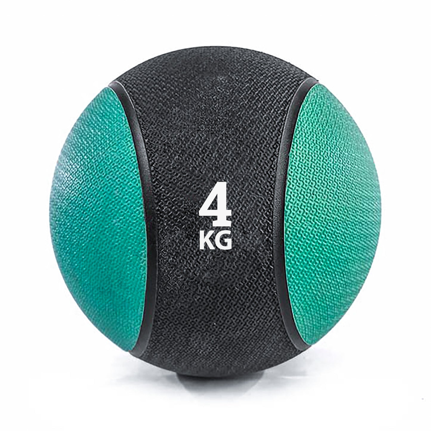 كرة طبية من المطاط لاعادة التأهيل و اللياقة البدنية - لون اسود و اخضر - وزن 4 كيلو جرام - Kanteen - كانتين